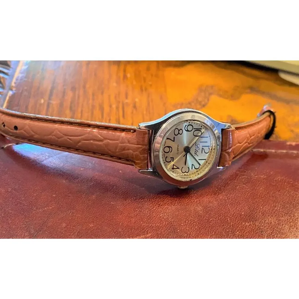 Women's Silver Tone 22mm LTD Watch, Gold Tone Face